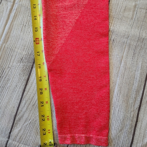 Victoria's Secret PINK •Size Small• Red Seamless Leggings - Picture 7 of 10
